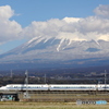 東海道新幹線700系と富士