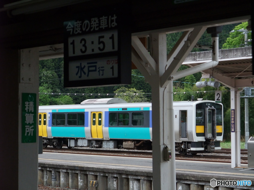 水郡線 常陸大子駅 キハE130系気動車