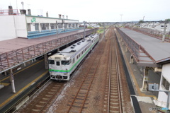 深川駅構内