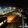 夜の須坂駅