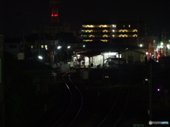 関東鉄道竜ヶ崎線 竜ヶ崎駅夜景