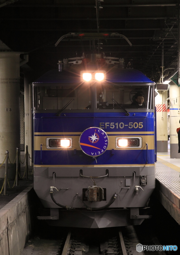 上野駅 寝台特急カシオペア