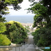大洗磯前神社より海を望む