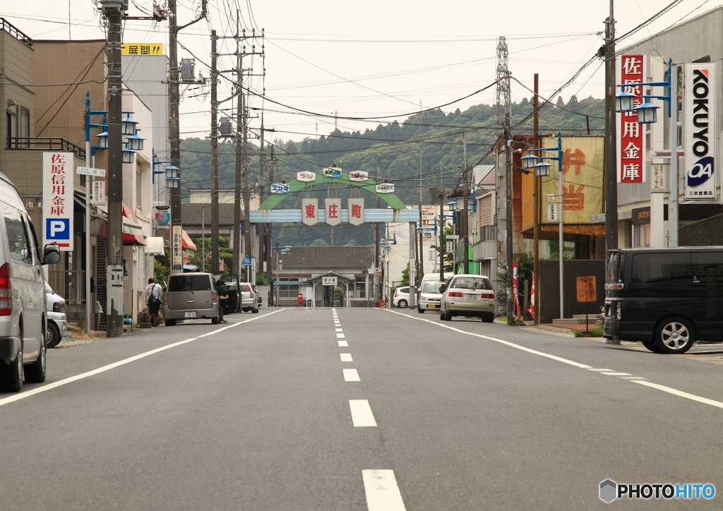 成田線 笹川駅前通り