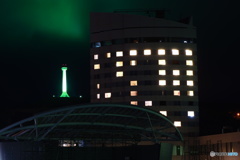 ANAクラウンプラザホテル稚内と開基百年記念塔