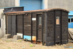 旧小坂駅 木造貨車