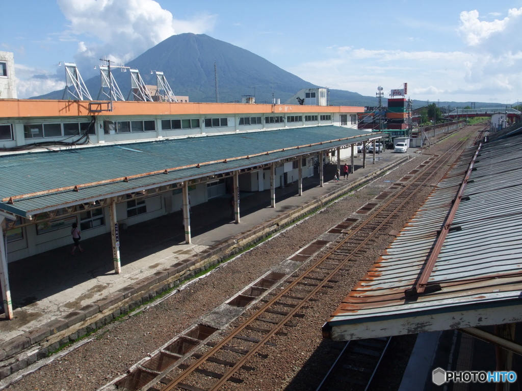 倶知安駅構内