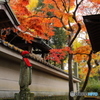 お地蔵さまと紅葉
