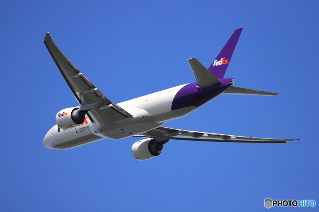 FedExの後姿