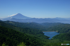 大菩薩嶺から見る富士山