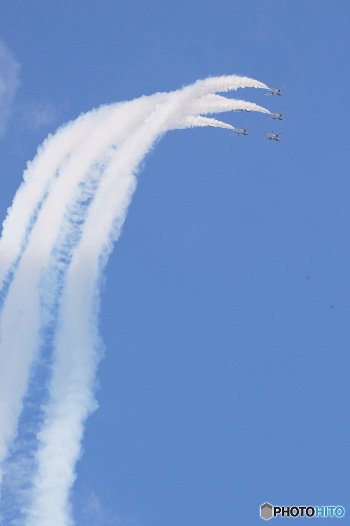 Blue Impulse Hyakuri 2009 Loooop!!