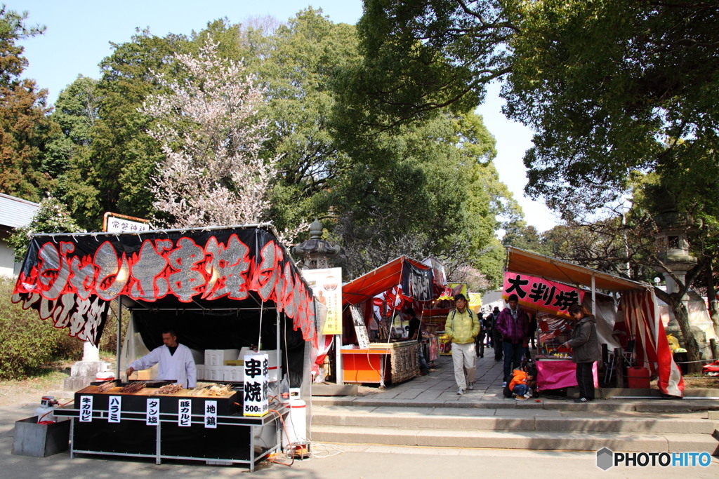 常磐神社 露店