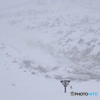 冬の硫黄山