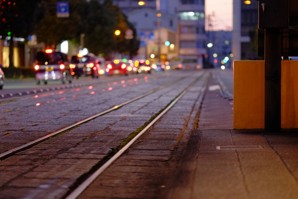 路面電車のレール