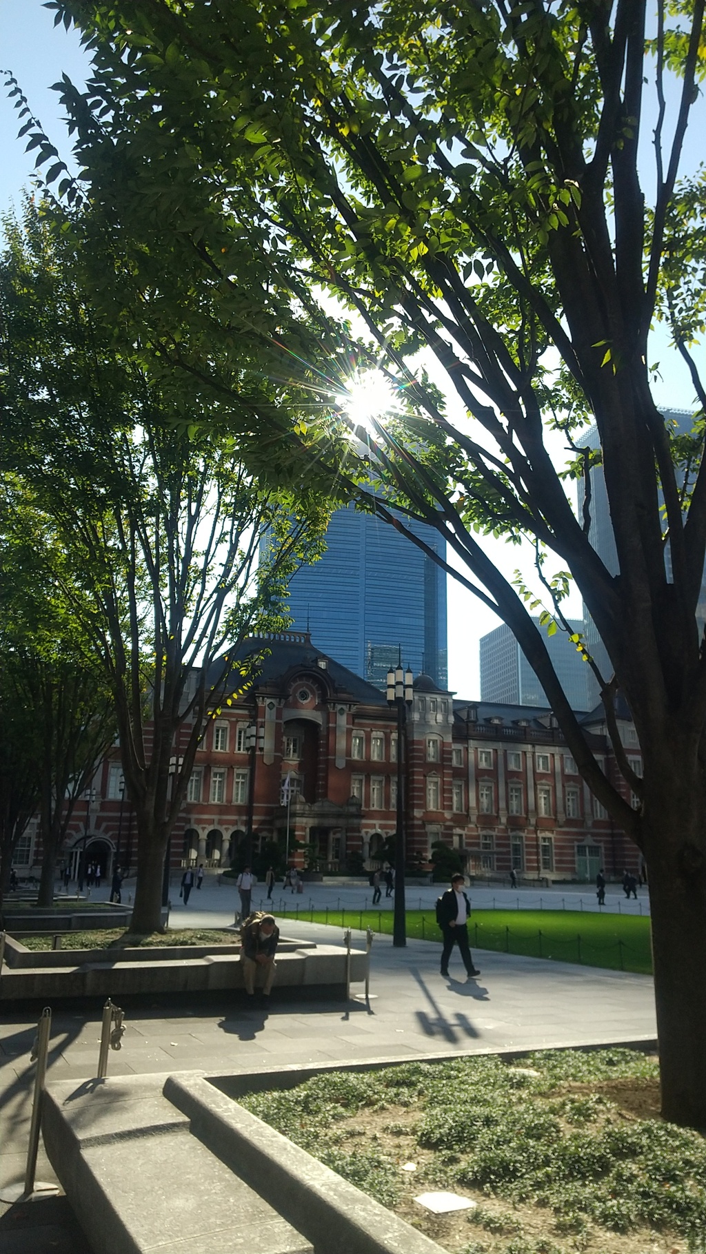 at the Tokyo station