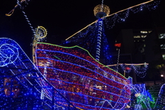 夜の海賊船