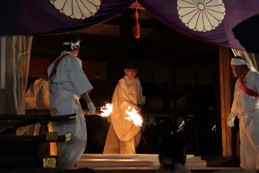 御神火祭り2017