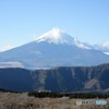 大涌谷からの富士山（全景）