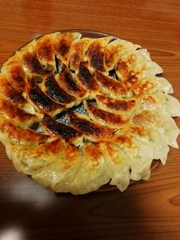 初めて餃子作りました！