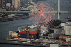 大観覧車と海遊館