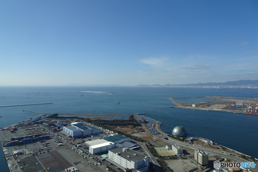大阪湾　西方面