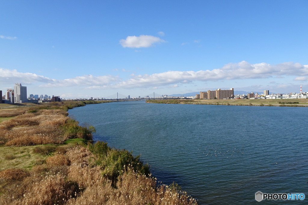 大阪内環状線　豊里大橋から
