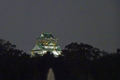 大阪城ライトアップ