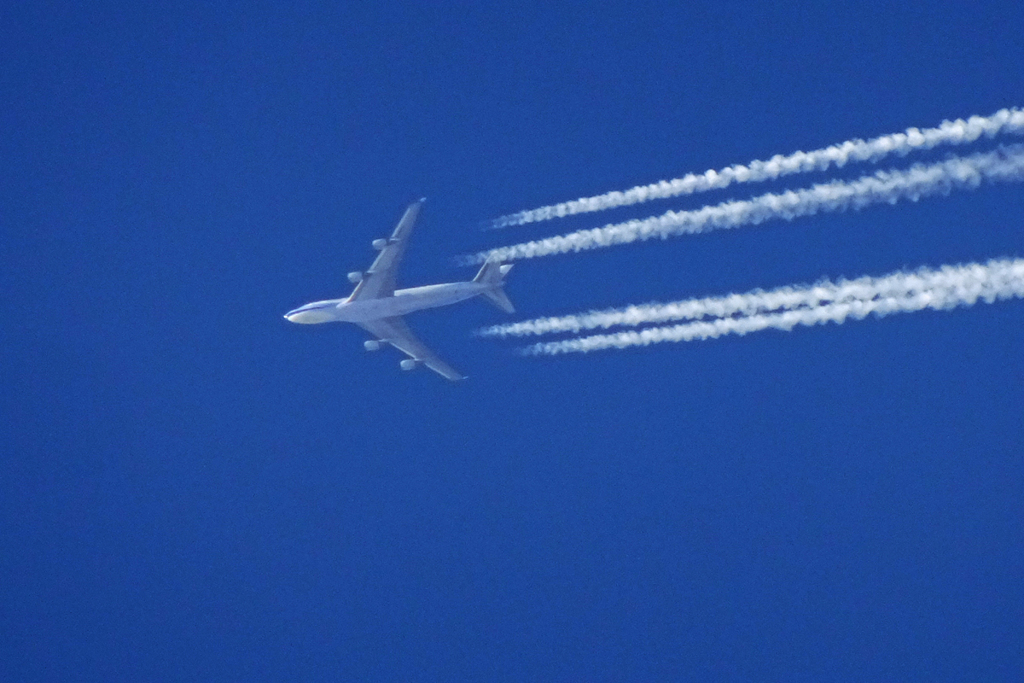 B747が見えた　