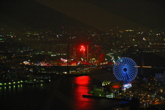 ＵＳＪの花火が可愛く写った