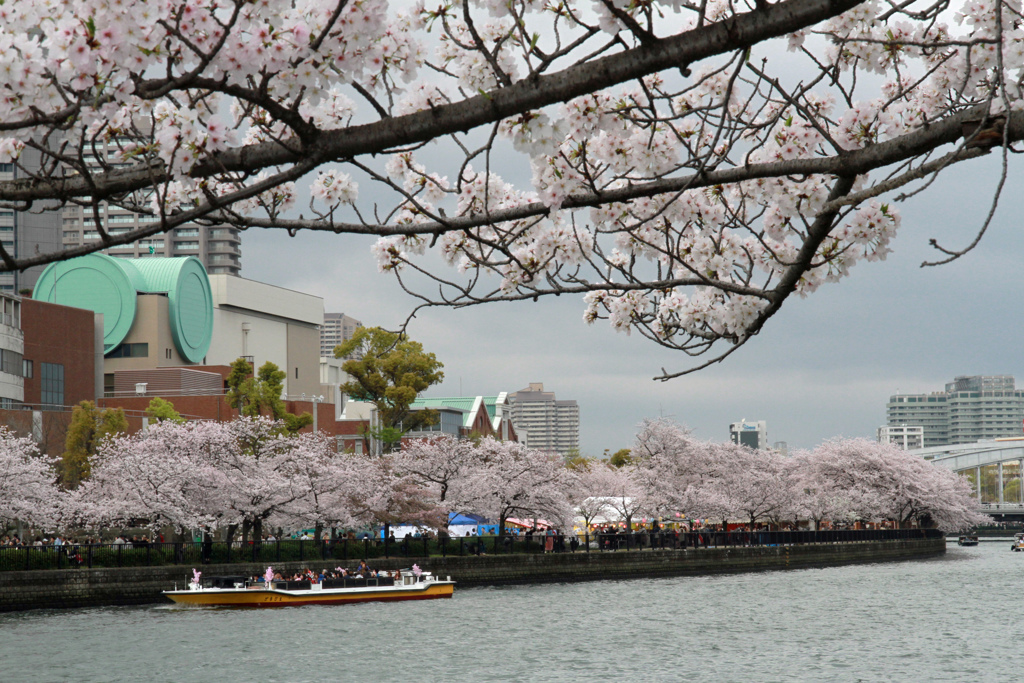 大阪造幣局と大川