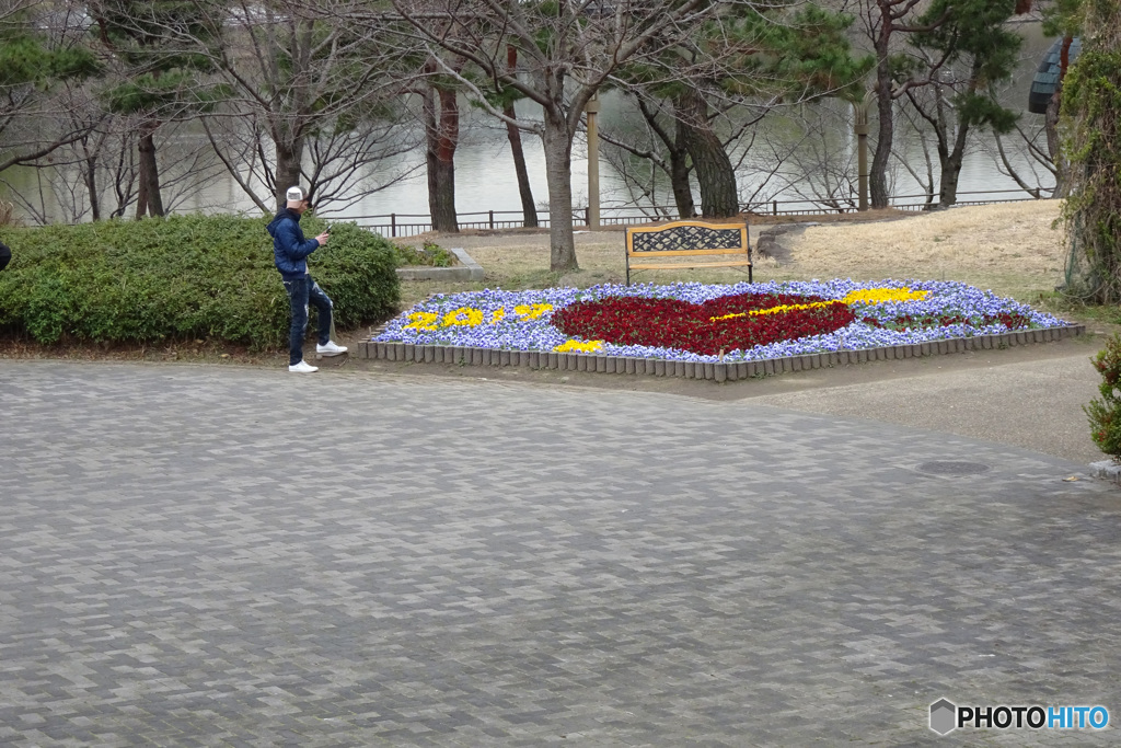 花の辻　花壇