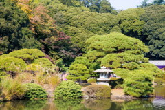 秋の日本庭園