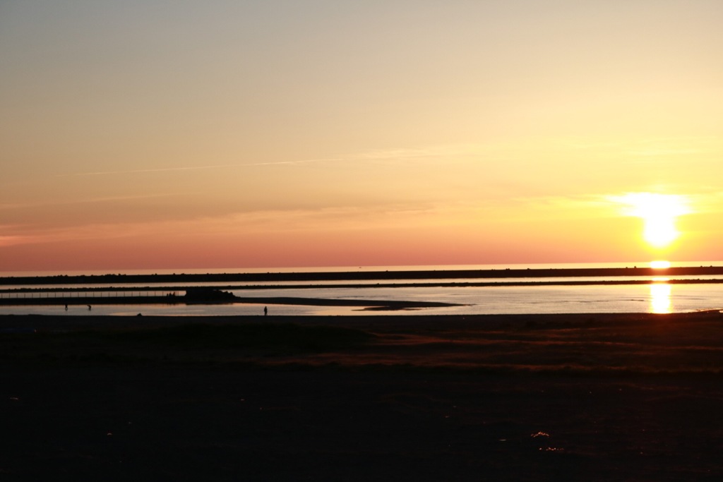 夕日