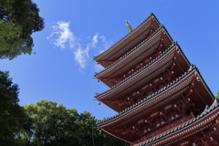 竹林寺にて