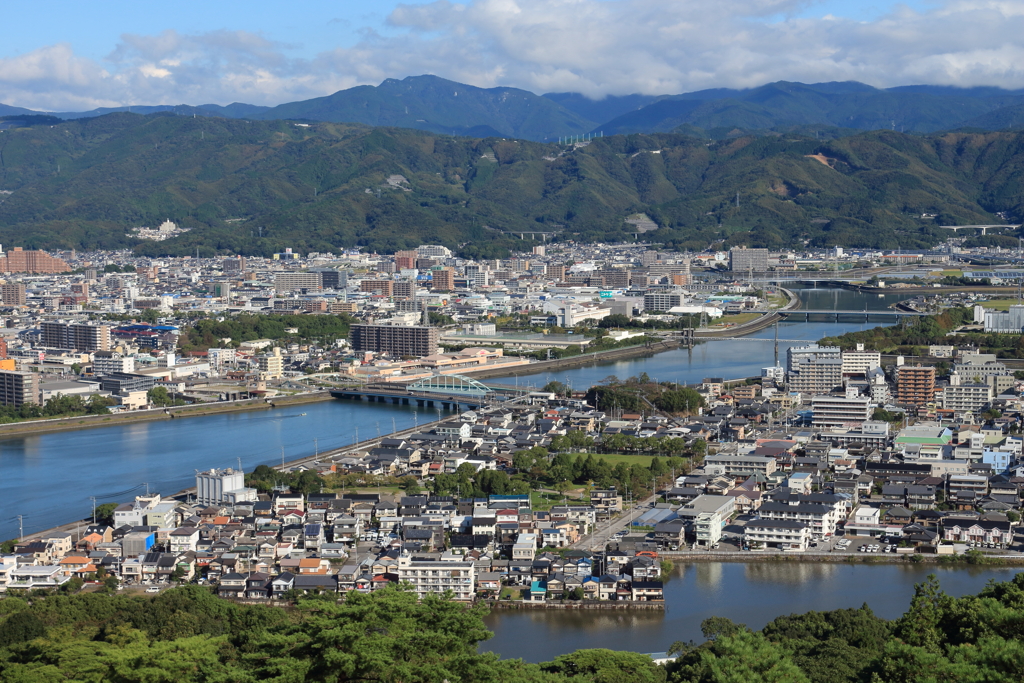 五台山からの風景
