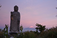 朝焼けの富士　丹沢2