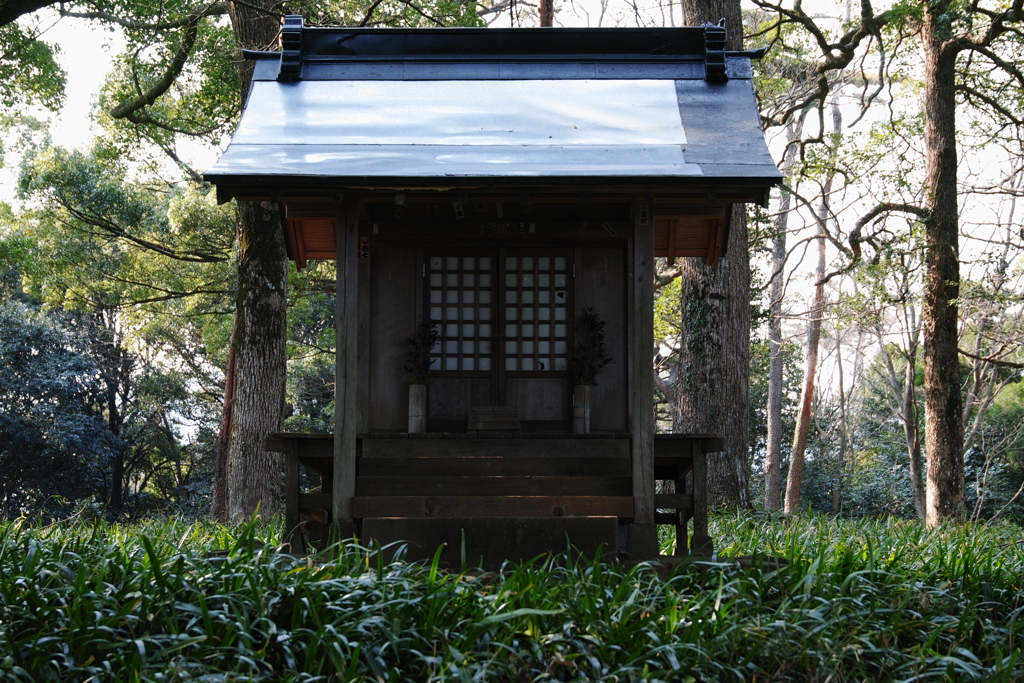 山城跡のお社