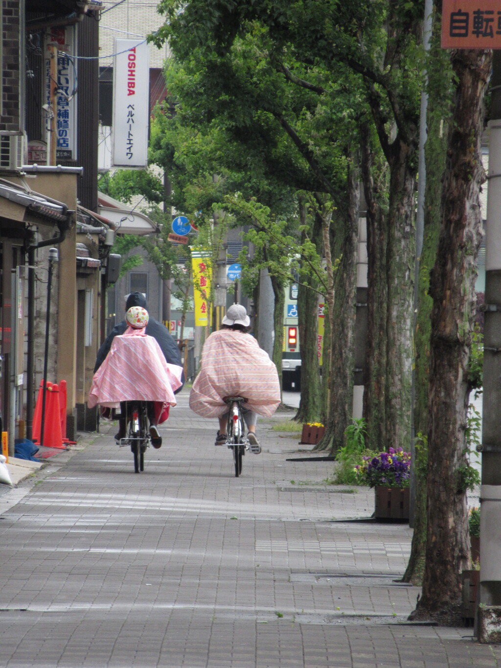 雨がっぱ