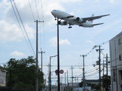 市街地を飛ぶ