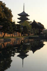 東寺の水鏡