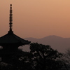 八坂の夕暮れ