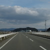 京都府の直線田舎道