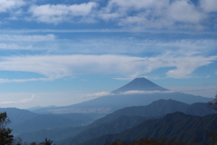 雁ヶ腹摺山から富士山