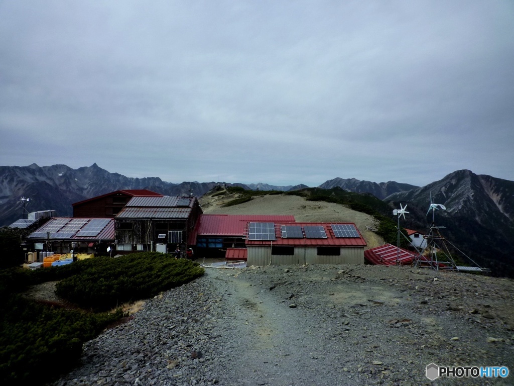 蝶ヶ岳ヒュッテ