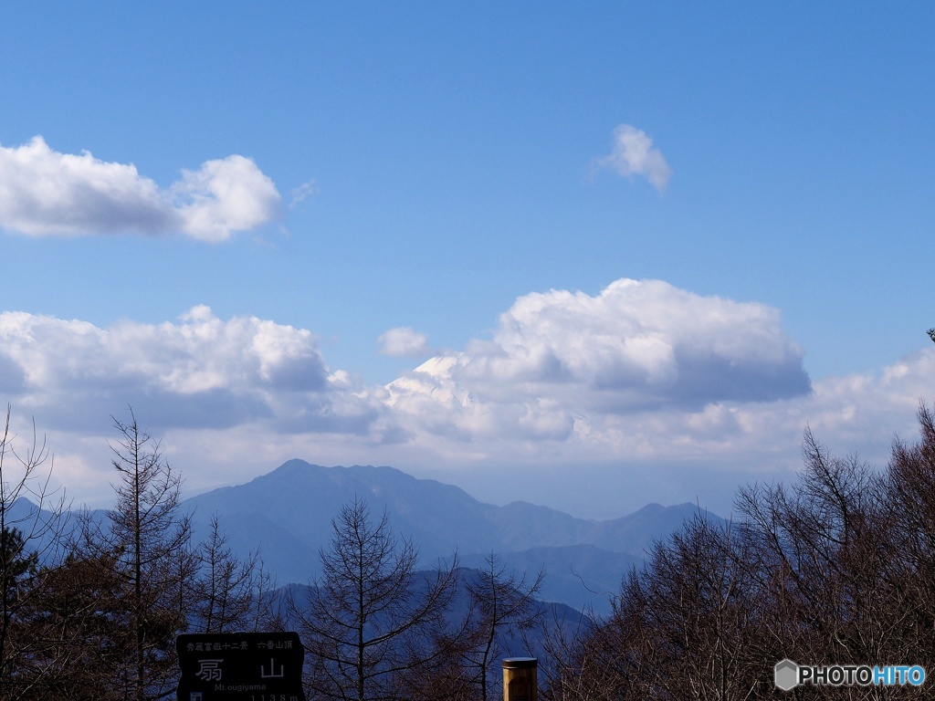 秀麗富岳十二景六番（扇山）