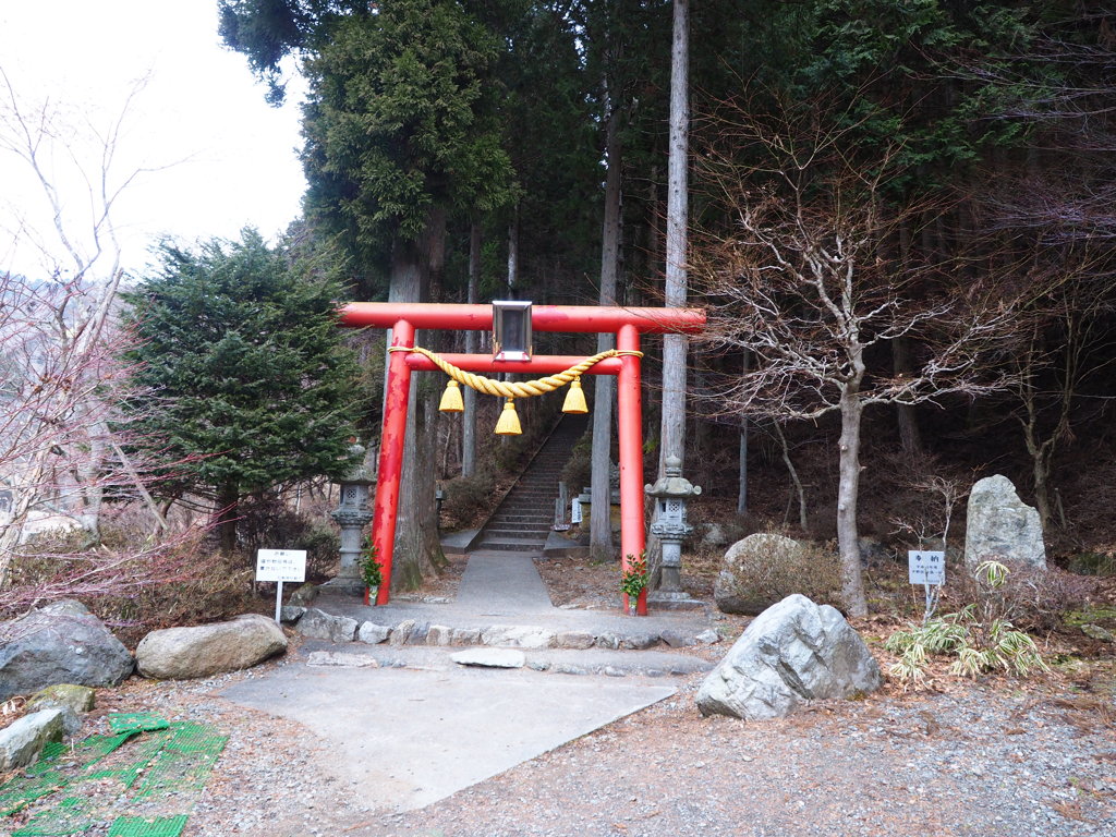 山中湖石割神社参拝