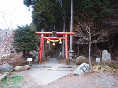 山中湖石割神社参拝