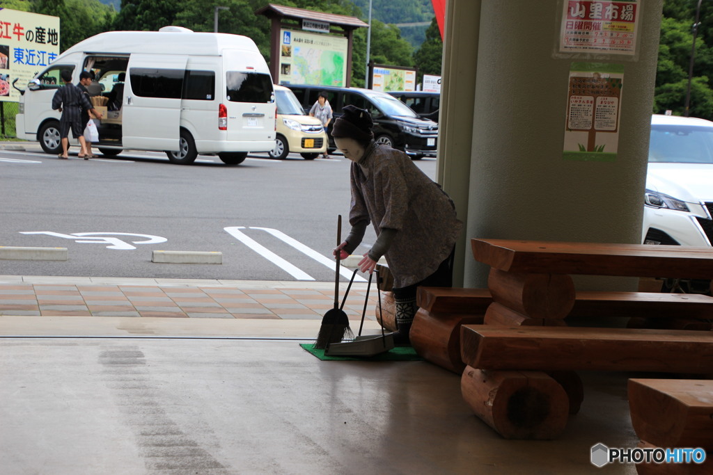 お掃除頑張ってる～