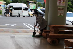 お掃除頑張ってる～