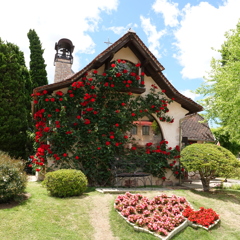 ❤マークの花壇がシンボル　♪